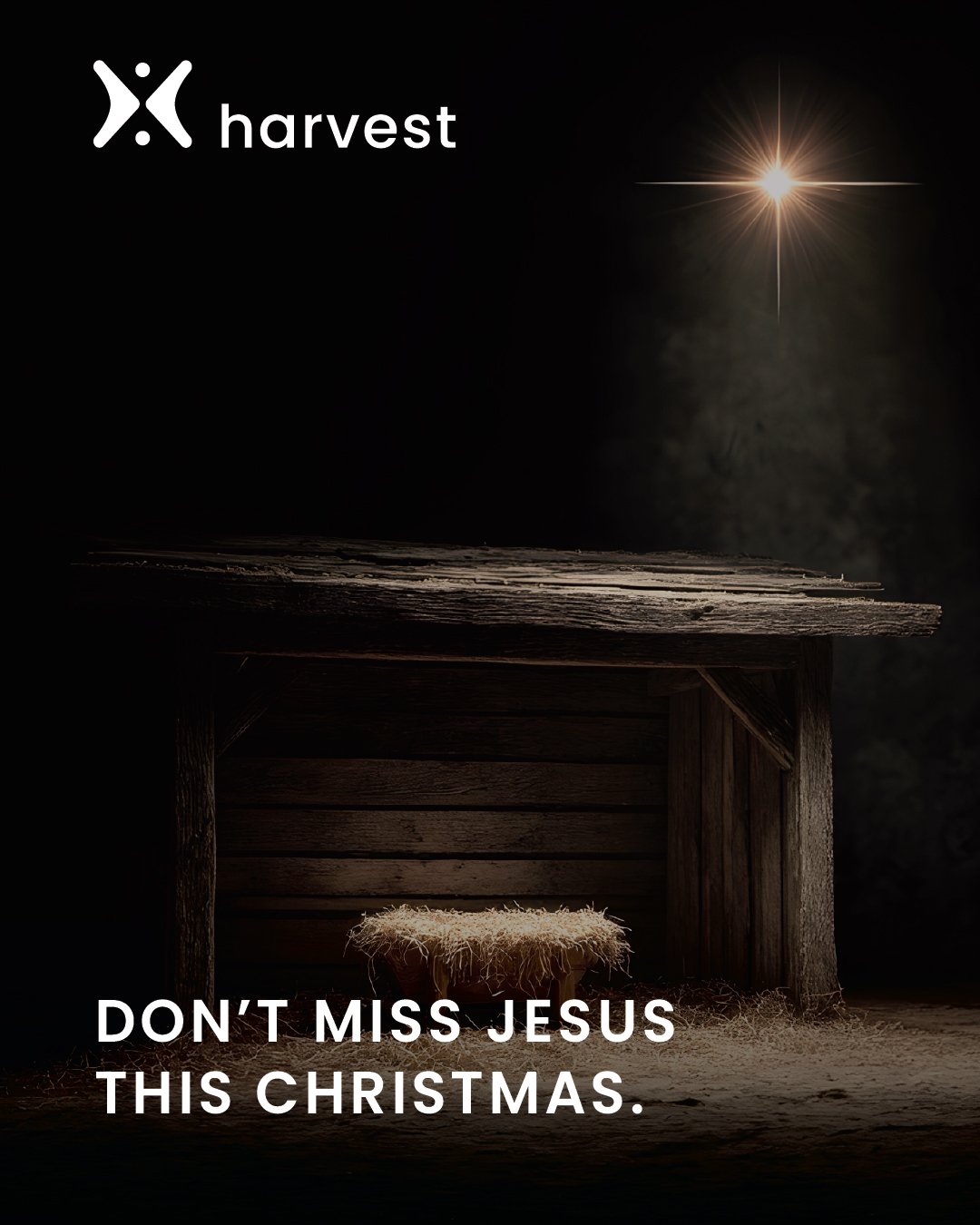 Don't miss Jesus this Christmas.