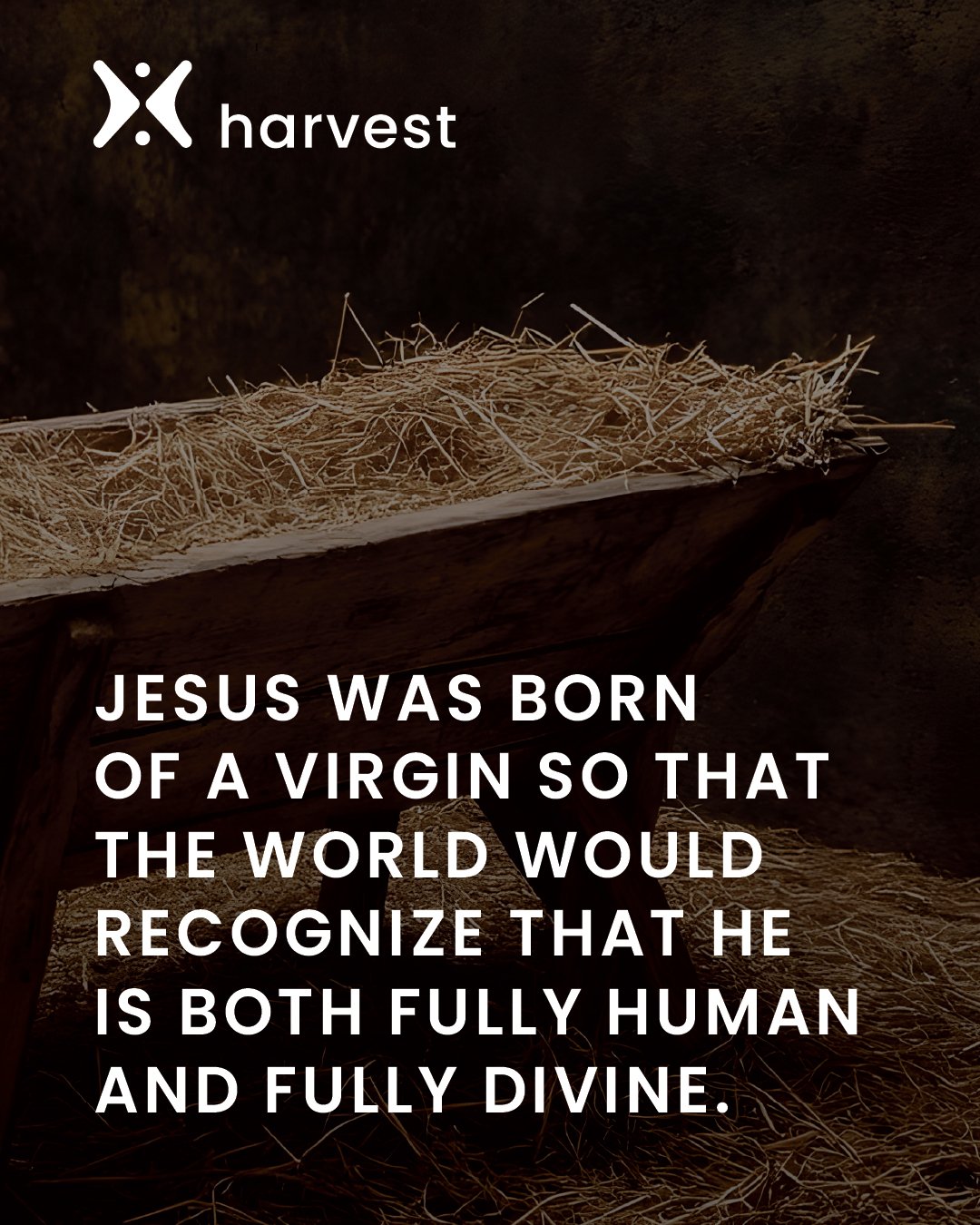 Jesus was born of a virgin so that the world would recognize that He is both fully human and fully divine.