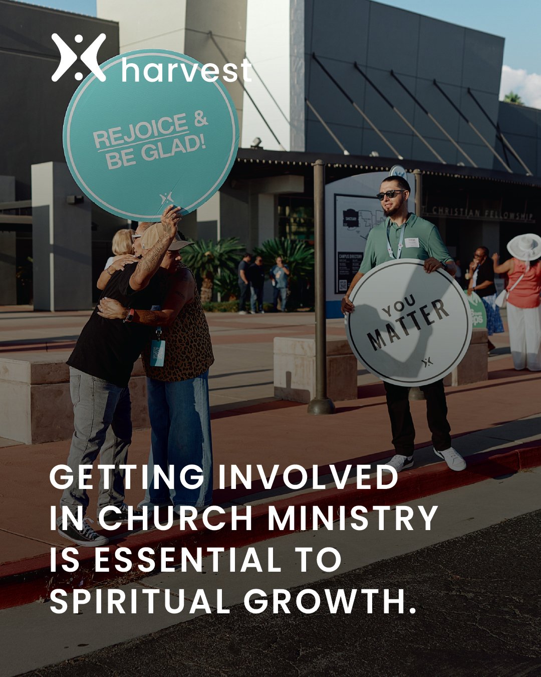 Getting involved in church ministry is essential to spiritual growth.