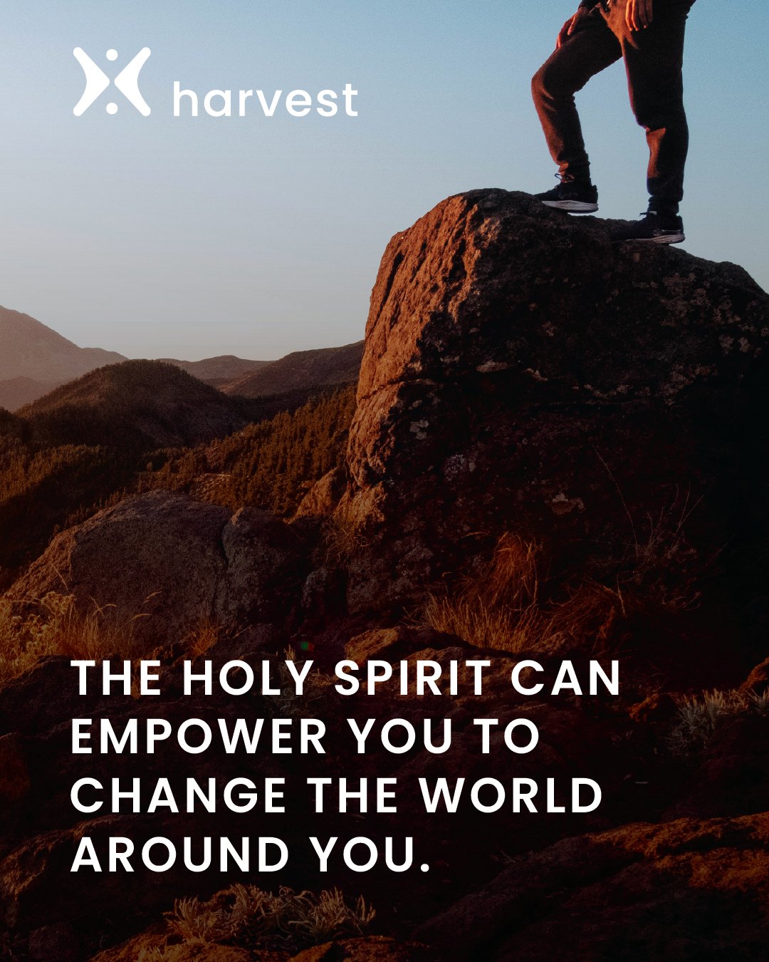 The Holy Spirit can empower you to change the world around you.