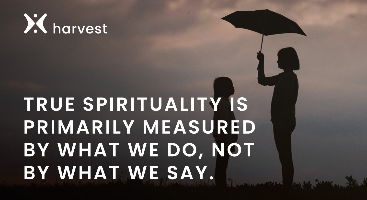 True spirituality is primarily measured by what we do, not by what we say. True spirituality is primarily measured by what we do, not by what we say.